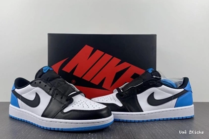 Powder Blue Jordan Black Low 1 Retro OG Dark 183 Sophisticated CZ0790-104 1107